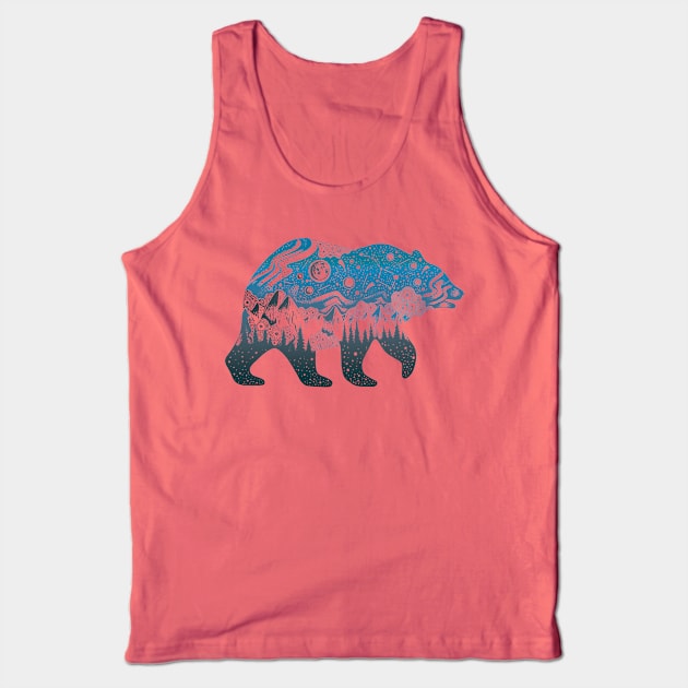 Twilight Bear Tank Top by machmigo